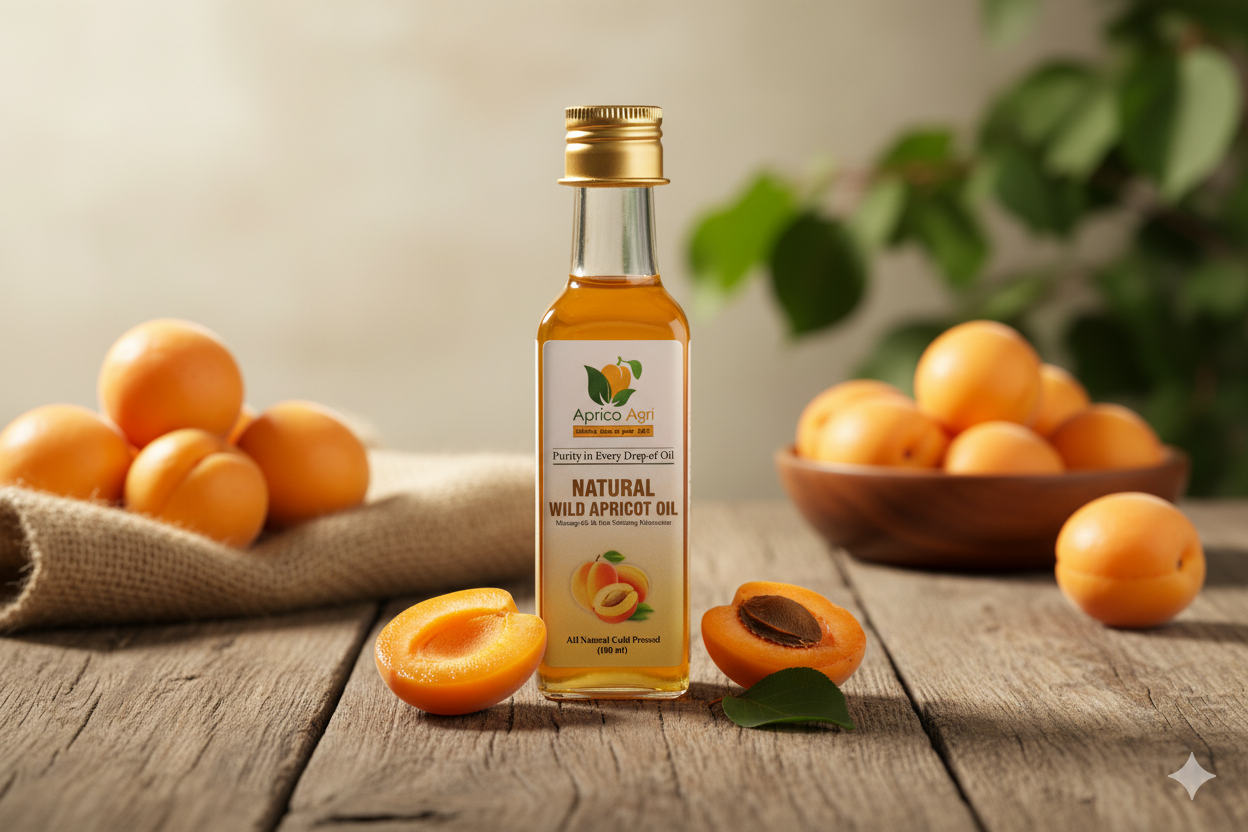 Natural Wild Apricot Oil - 300ml