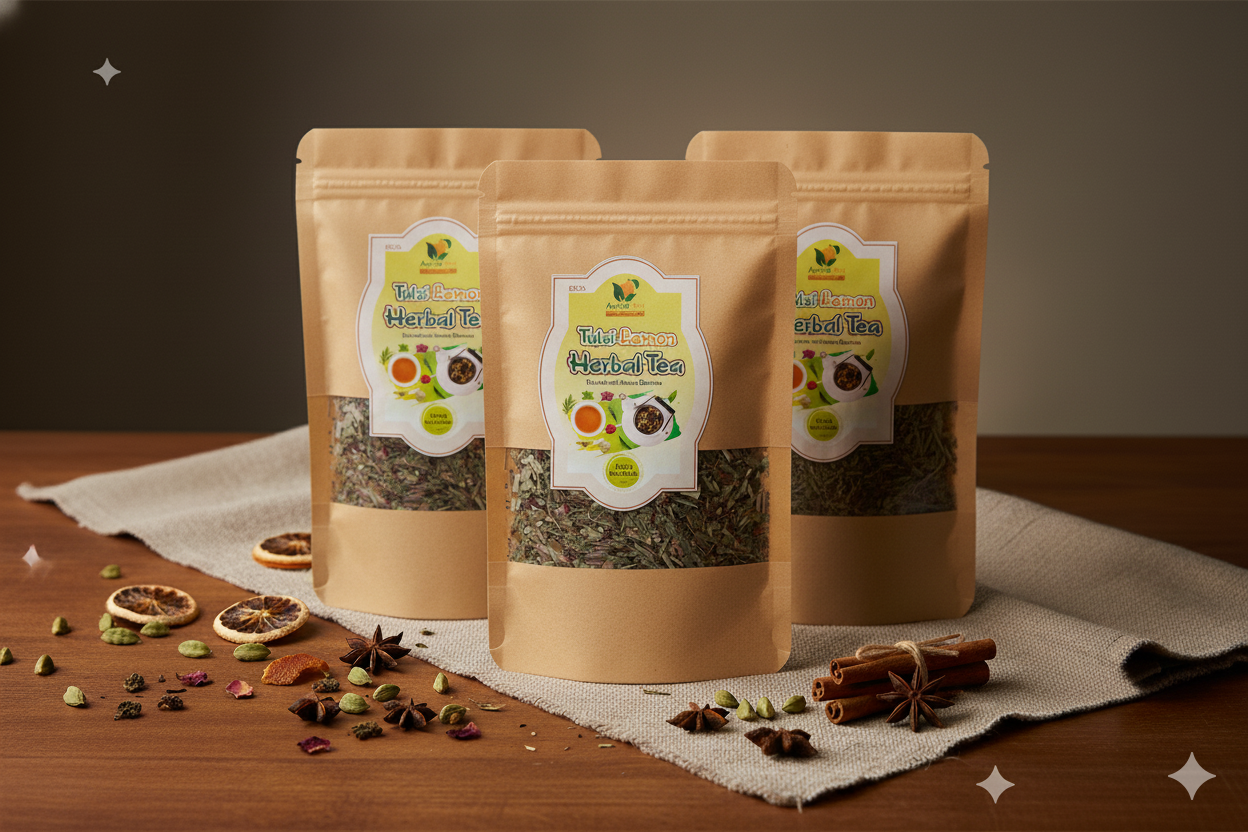 Tulsi Lemon Herbal Tea - 500gm