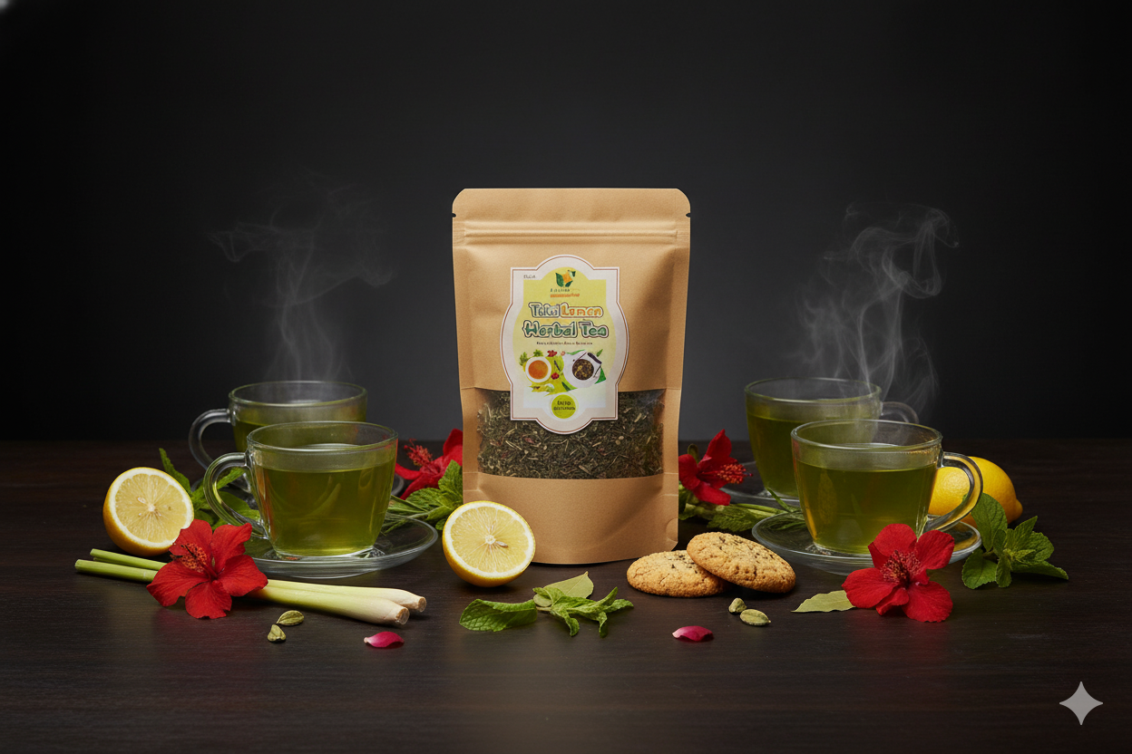 Tulsi Lemon Herbal Tea - 500gm