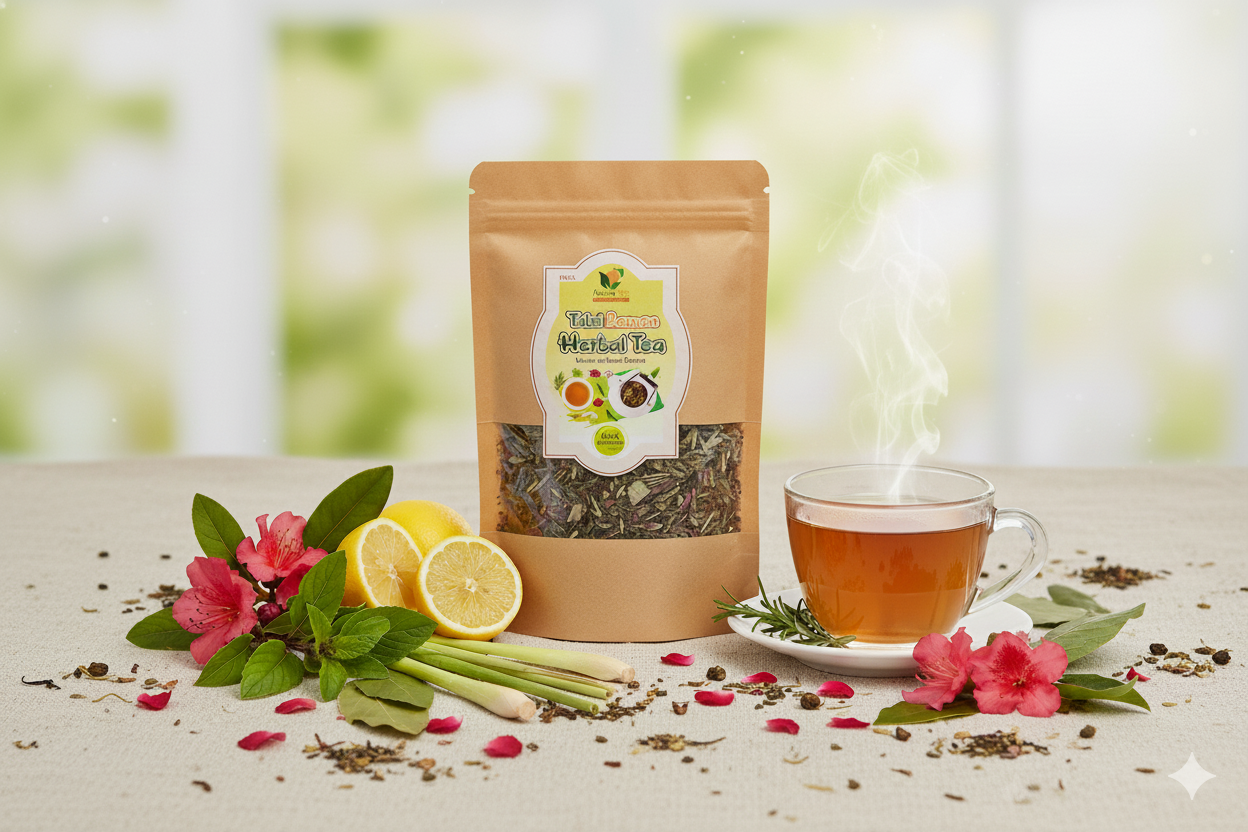 Tulsi Lemon Herbal Tea - 250gm